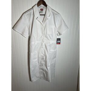 White Nurses Dress Uniform Medical Dental Lab Size L New With Tags